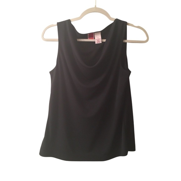 Merona Black Sleeveless Cowl Neck Tank Top - Picture 4 of 4